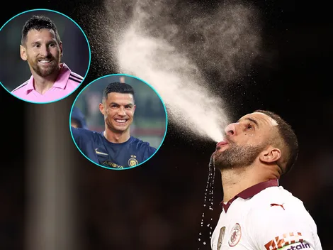 Kyle Walker puso a un jugador actual a la altura de Messi y Ronaldo