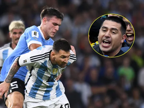 Ugarte y un guiño a Boca y Riquelme tras la pelea con Messi y De Paul