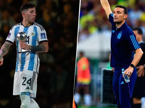 Enzo Fernández confesó cómo se tomó la Selección Argentina el anuncio de Scaloni