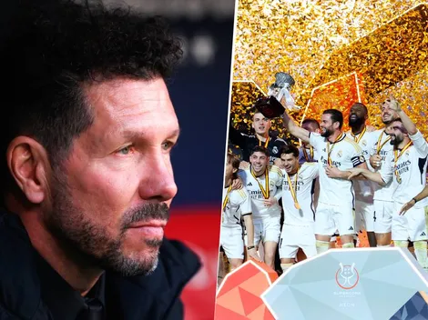 El Cholo calentó la previa del Atlético de Madrid vs. Real Madrid