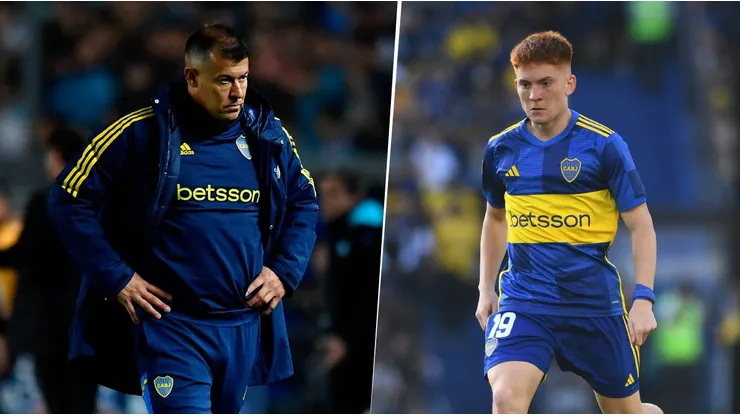 Jorge Almirón dijo que quiere mucho a Valentín Barco y que le desea lo mejor en Europa. Getty Images.