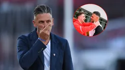 Demichelis recibió una visita en Florida.