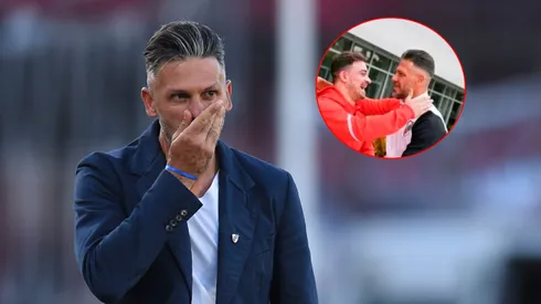 Demichelis recibió una visita en Florida.