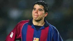 Javier Saviola suena para sumarse al cuerpo técnico de Rafael Márquez en caso de que reemplacen a Xavi Hernández en el Barcelona. Getty Images.