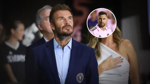 Beckham y Messi