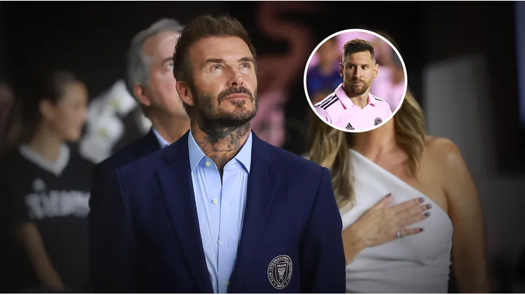 Beckham y Messi