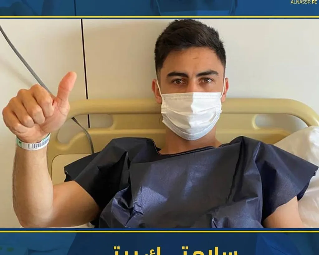 Tras su primera cirugía en Arabia. Foto X.