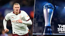 Erling Haaland es el principal candidato a ganar el premio FIFA The Best. Getty Images.