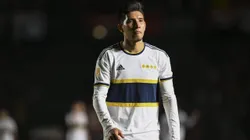 Aaron Molinas con la camiseta de Boca.