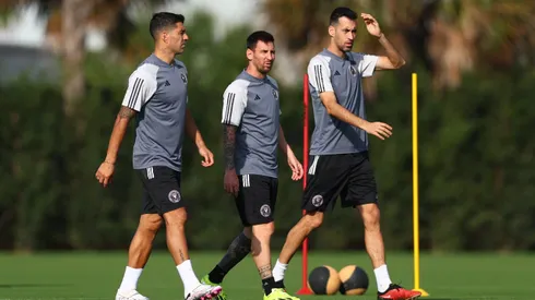 Inter Miami regresó a los entrenamientos con todas sus figuras.