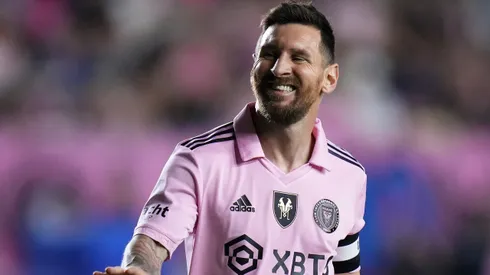 Lionel Messi con la camiseta de Inter Miami.