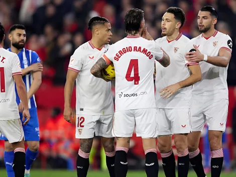 Segundos de tensión entre Ocampos y Sergio Ramos previo al penal que marcó el argentino