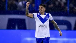 Santiago Castro con la camiseta del Fortín.