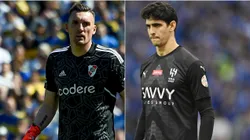 Franco Armani y Yassine Bounou.