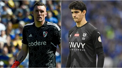 Franco Armani y Yassine Bounou.