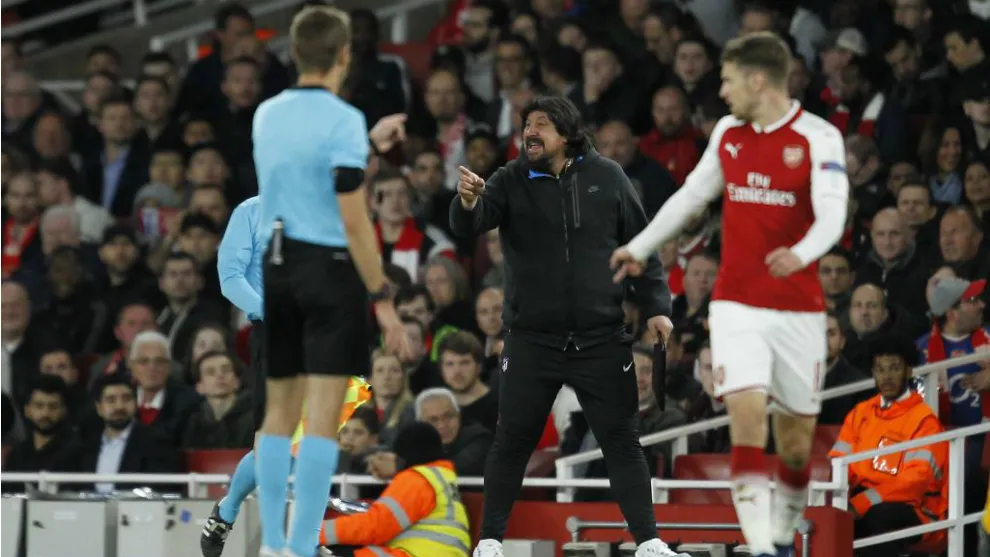 El Mono fue entrenador principal del Atlético en 18 partidos. Foto web.