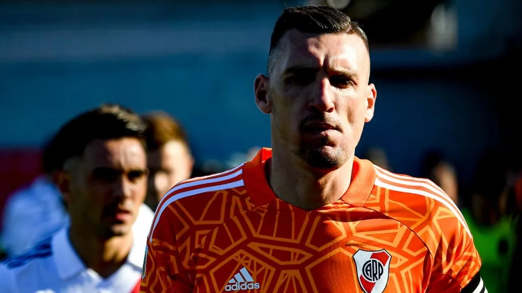 Franco Armani, arquero de River Plate (Getty Images).