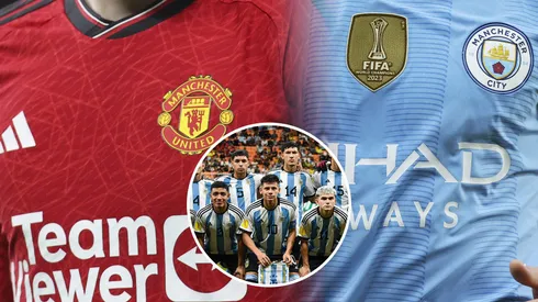 Manchester United quiere copiar al City con Echeverri y busca a una joya del fútbol argentino