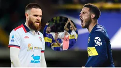 Benedetto y Cavani tientan a Nández para que regrese a Boca