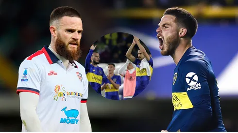 Benedetto y Cavani tientan a Nández para que regrese a Boca