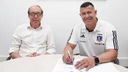 Almirón fue presentado oficialmente en Colo Colo.