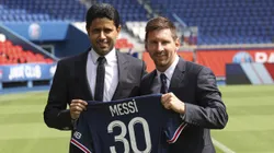 La presentación de Messi en PSG.