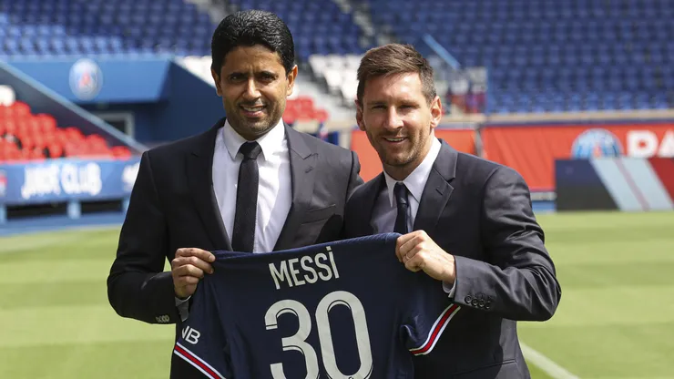 La presentación de Messi en PSG.