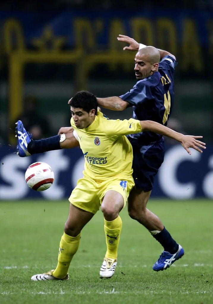 Román ante la Bruja en el partido de ida de los cuartos de la Champions. (Foto: Getty).