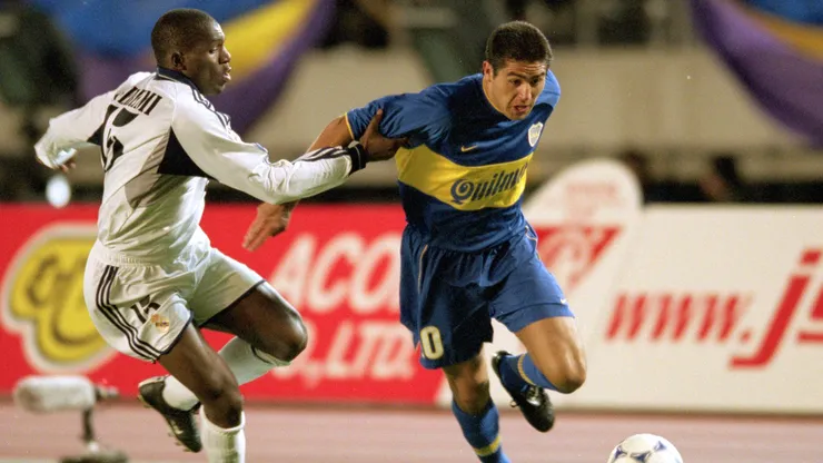 Román en la final de la Intercontinental del 2000 ante el Madrid.