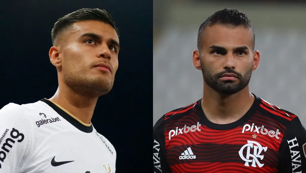 Fausto Vera y Thiago Maia, el intercambio que negociaban Flamengo y Corinthians (Getty Images).