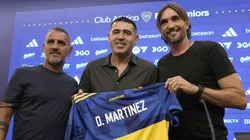 Cascini, Riquelme y Martínez.
