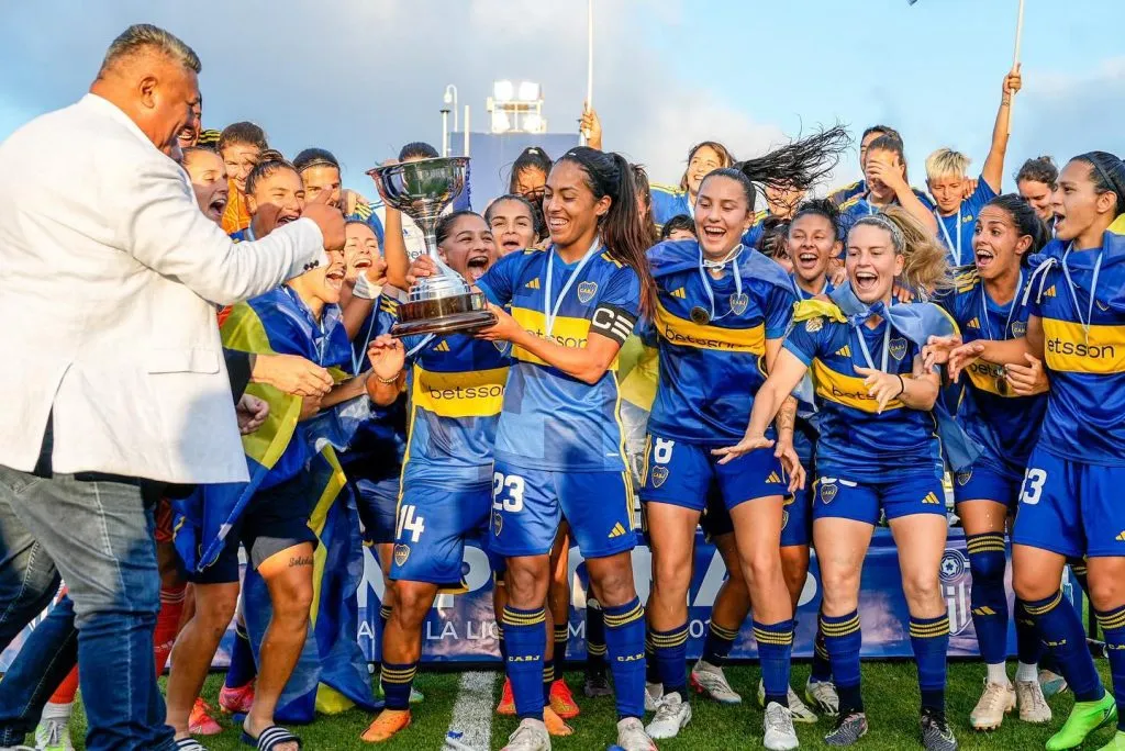 El último título, el cuarto consecutivo. Foto: Boca.