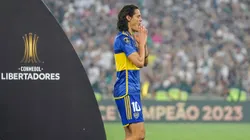 Edinson Cavani y el revés de la Copa Libertadores.