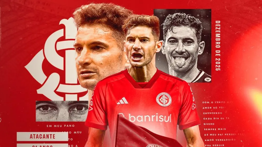 Alario, nuevo refuerzo de Inter. (Prensa Inter de Porto Alegre)