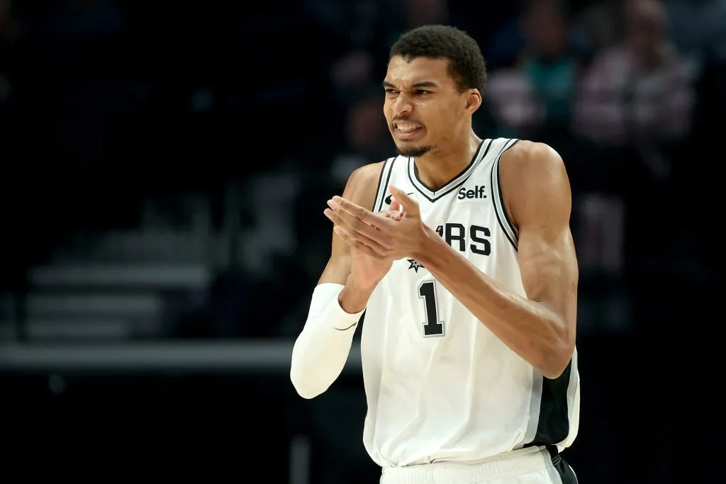 Nueva presentación de Wemby con los Spurs. (Foto: Getty)