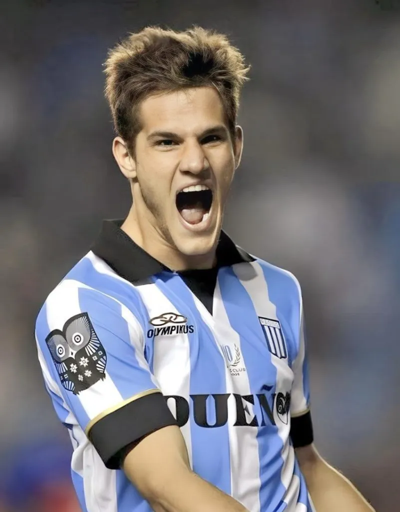 Bruno Zuculini durante su paso en Racing. (Foto: Prensa Racing)