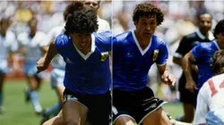 Maradona y Valdano.