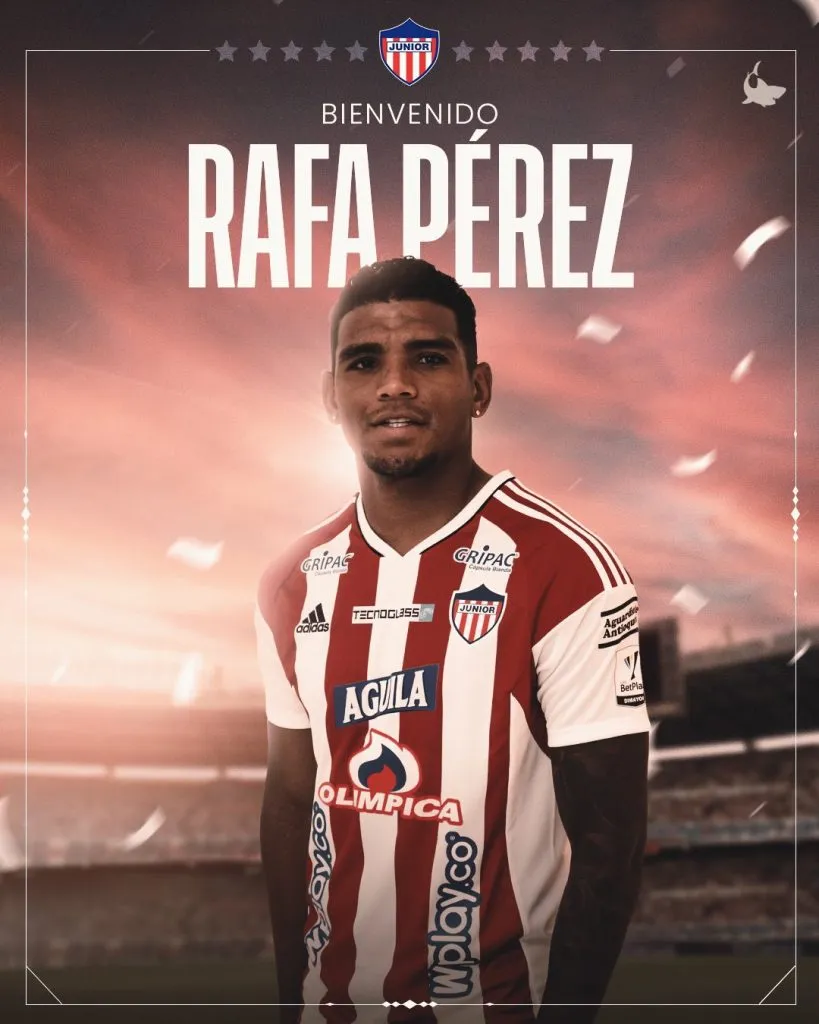 Rafa Pérez, presentado en Junior. (Foto: Prensa Junior).