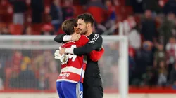 El arquero argentino debuto con valla invicta y triunfo en Granada.