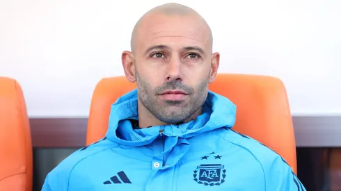 Javier Mascherano, técnico de la Sub 23 de la Selección Argentina.