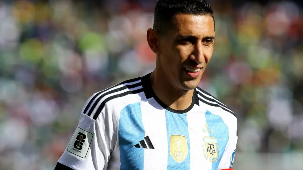 Di María, campeón del mundo con la Selección Argentina (Getty Images).