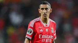 Ángel Di María con la camiseta de las Águilas.