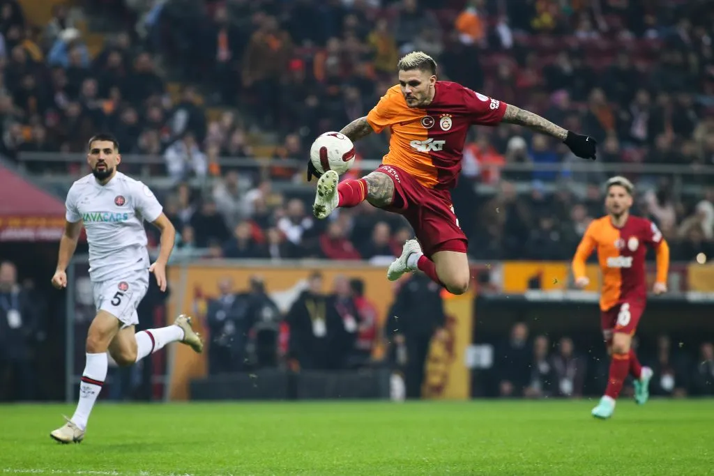 Icardi lleva 40 goles con la camiseta del Galatasaray.