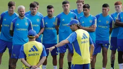 "Picantes": la reacción de los jugadores de Boca a los trabajos físicos de Diego Martínez