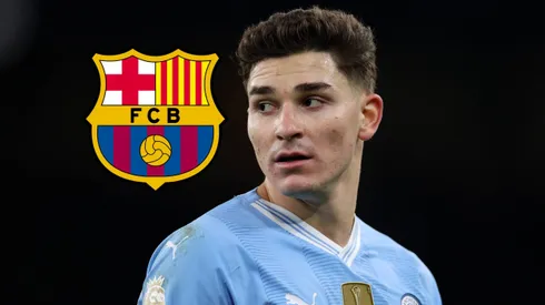 Julián Álvarez no llegó al Barcelona porque el club catalán prefirió apostar por Ferran Torres. Getty Images.