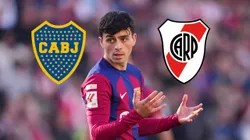 Pedri eligió entre Boca o River.