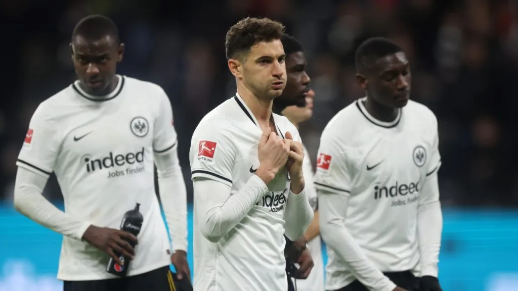 Lucas Alario, jugando para Eintracht Frankfurt (Getty Images).