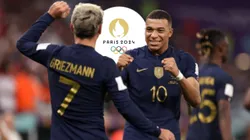 Kylian Mbappé y Antoine Griezmann serán parte de la Selección de Francia que participará del torneo de fútbol de los Juegos Olímpicos de París 2024. Getty Images.