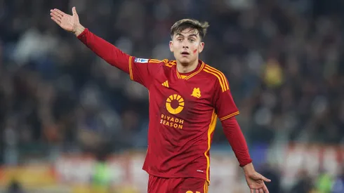 Paulo Dybala podría salir de la Roma con destino a LaLiga, Premier League o Liga Pro Saudí. Getty Images.