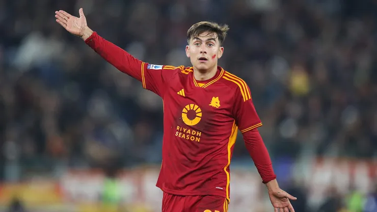 Paulo Dybala podría salir de la Roma con destino a LaLiga, Premier League o Liga Pro Saudí. Getty Images.
